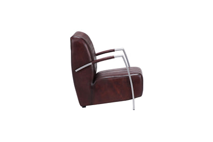 Kompass leather armchair