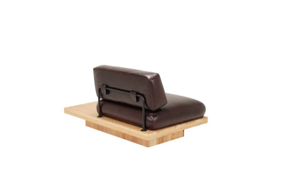 Mokuno leather L lounge armchair