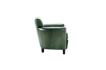 Orbit leather armchair