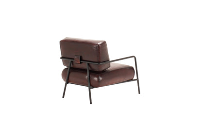 Mokuno leather armchair