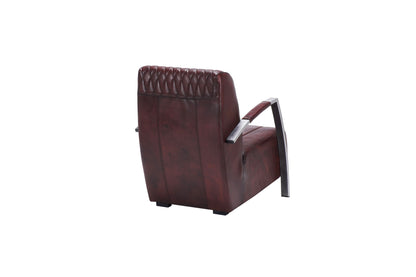 Kompass leather armchair