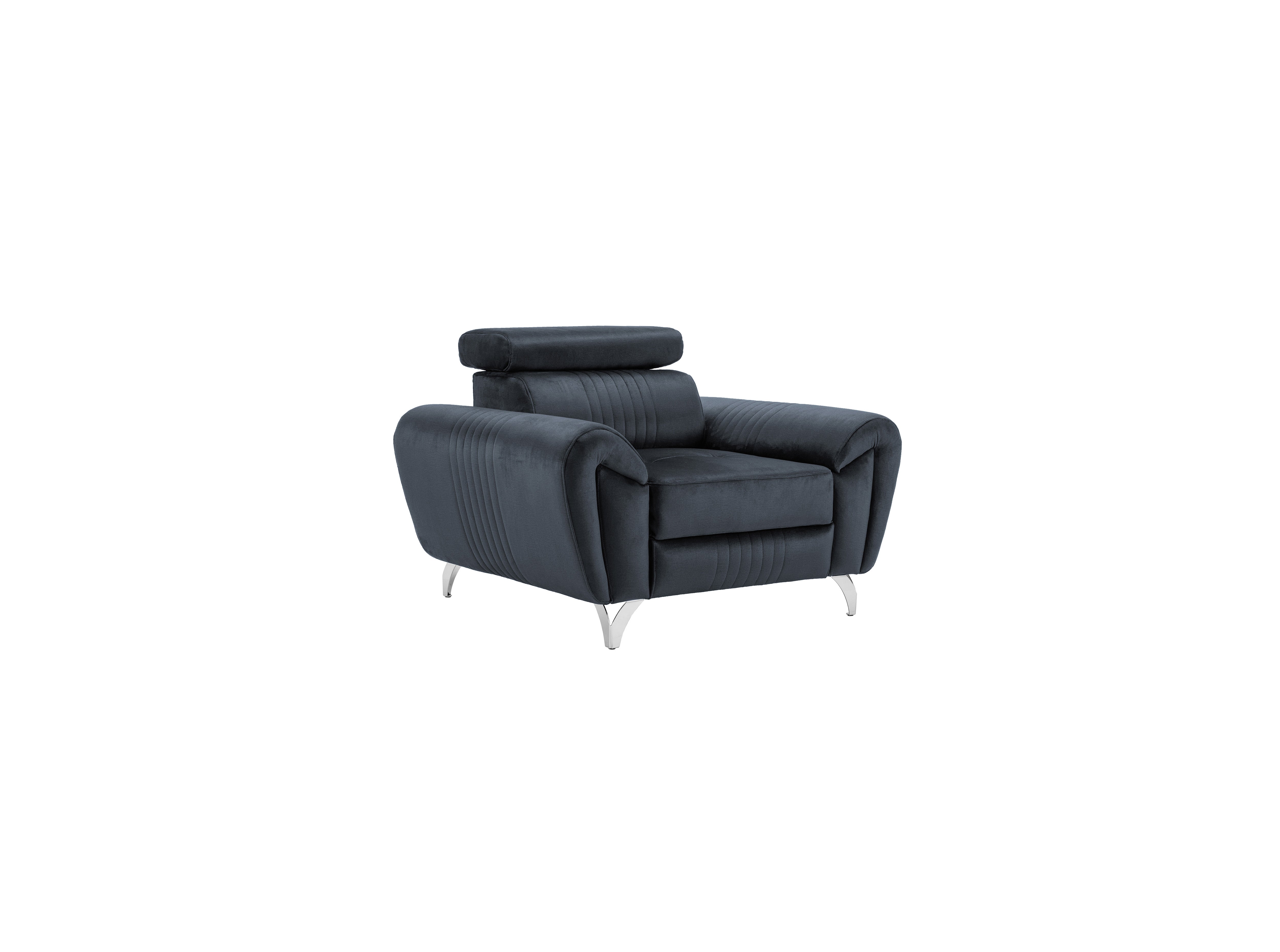 Balthazar velvet armchair