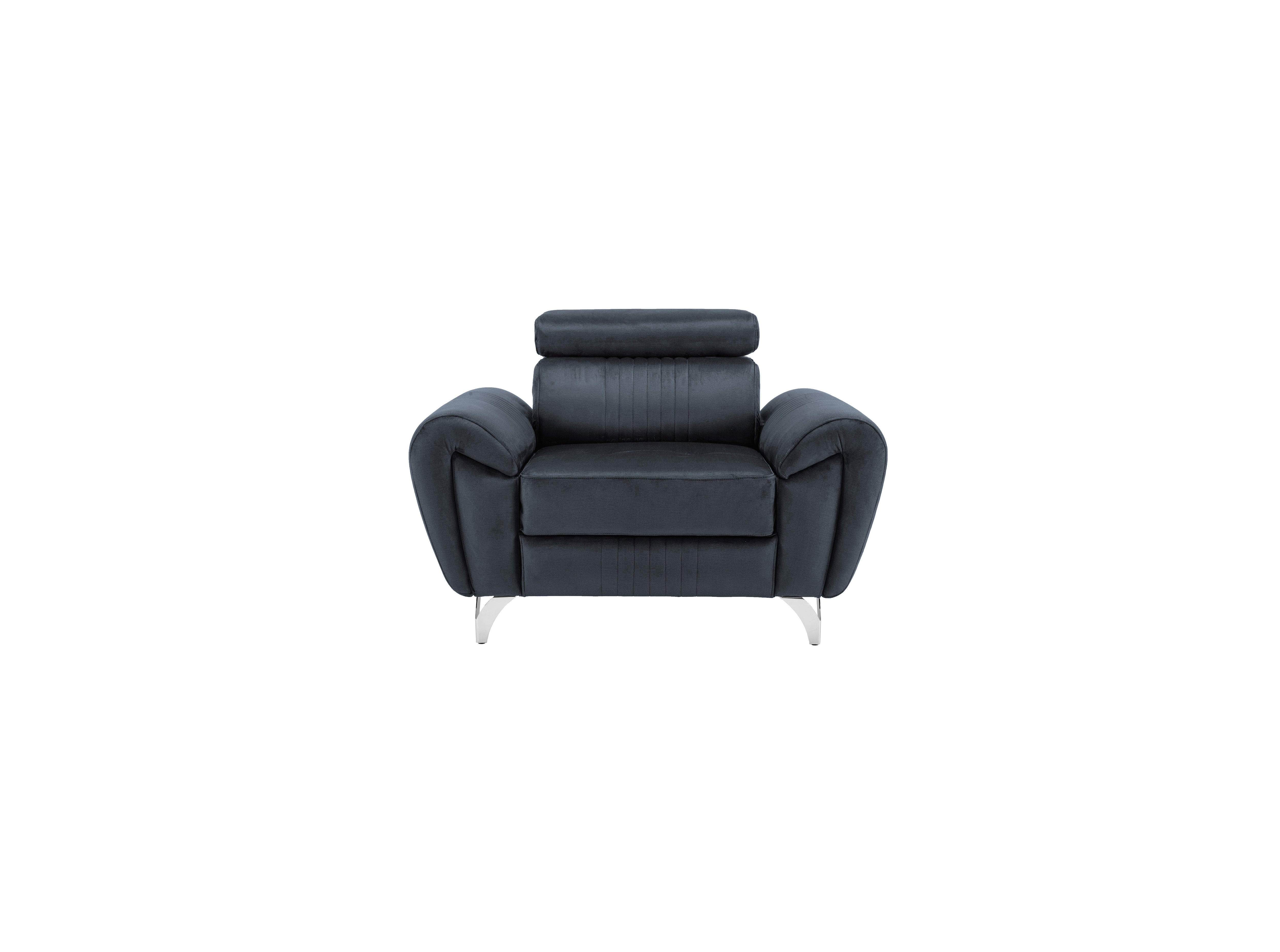 Balthazar velvet armchair