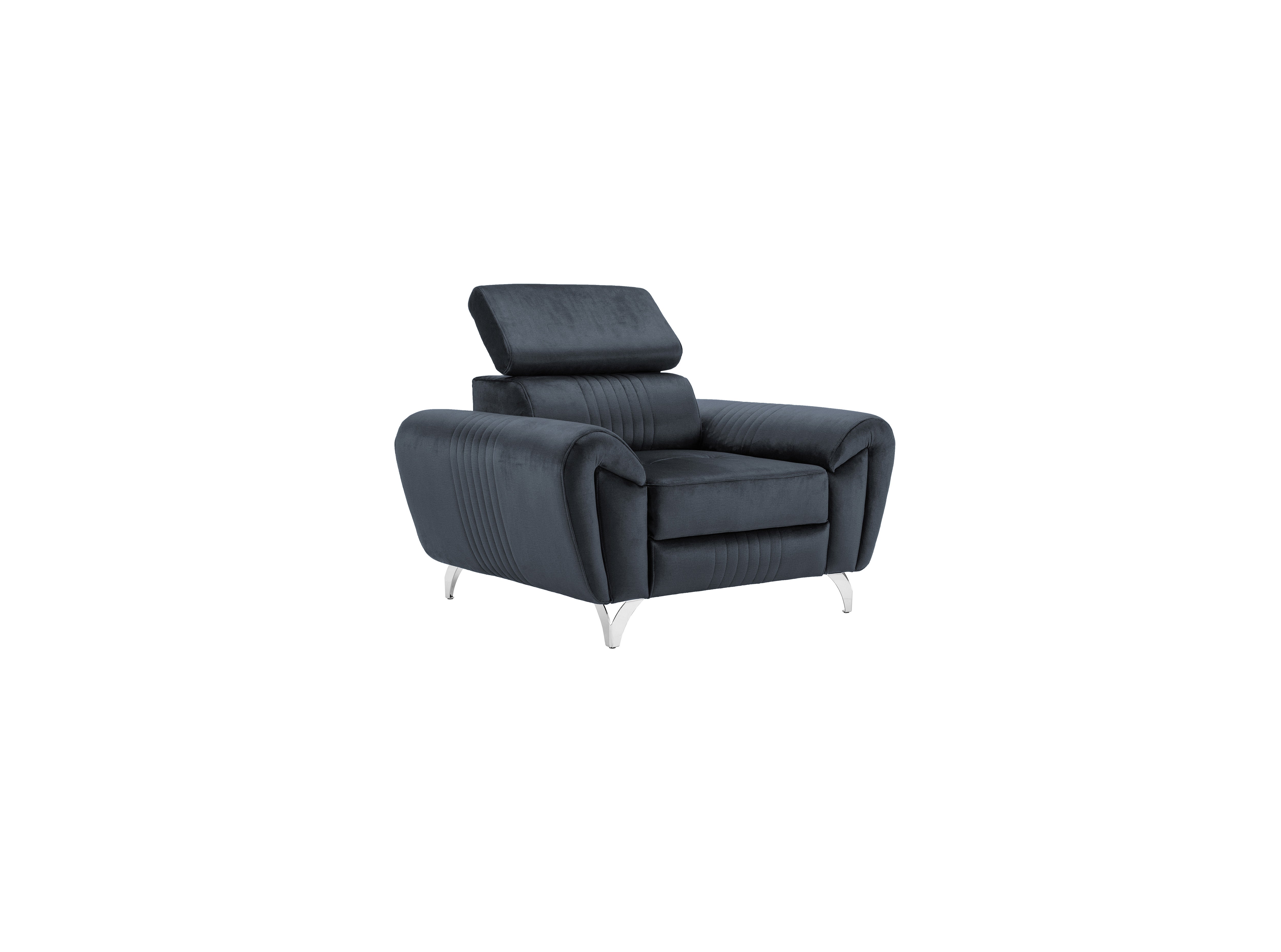 Balthazar velvet armchair