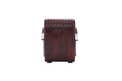 Kompass leather armchair