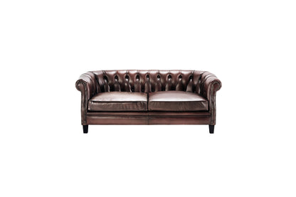 Canapea Chesterfield Miko din piele 160 cm
