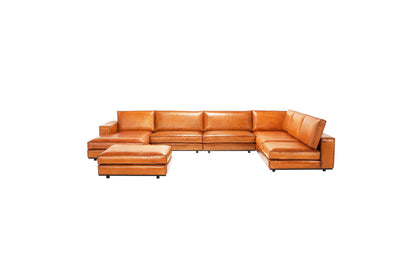 Grand Colțar Grandio din piele