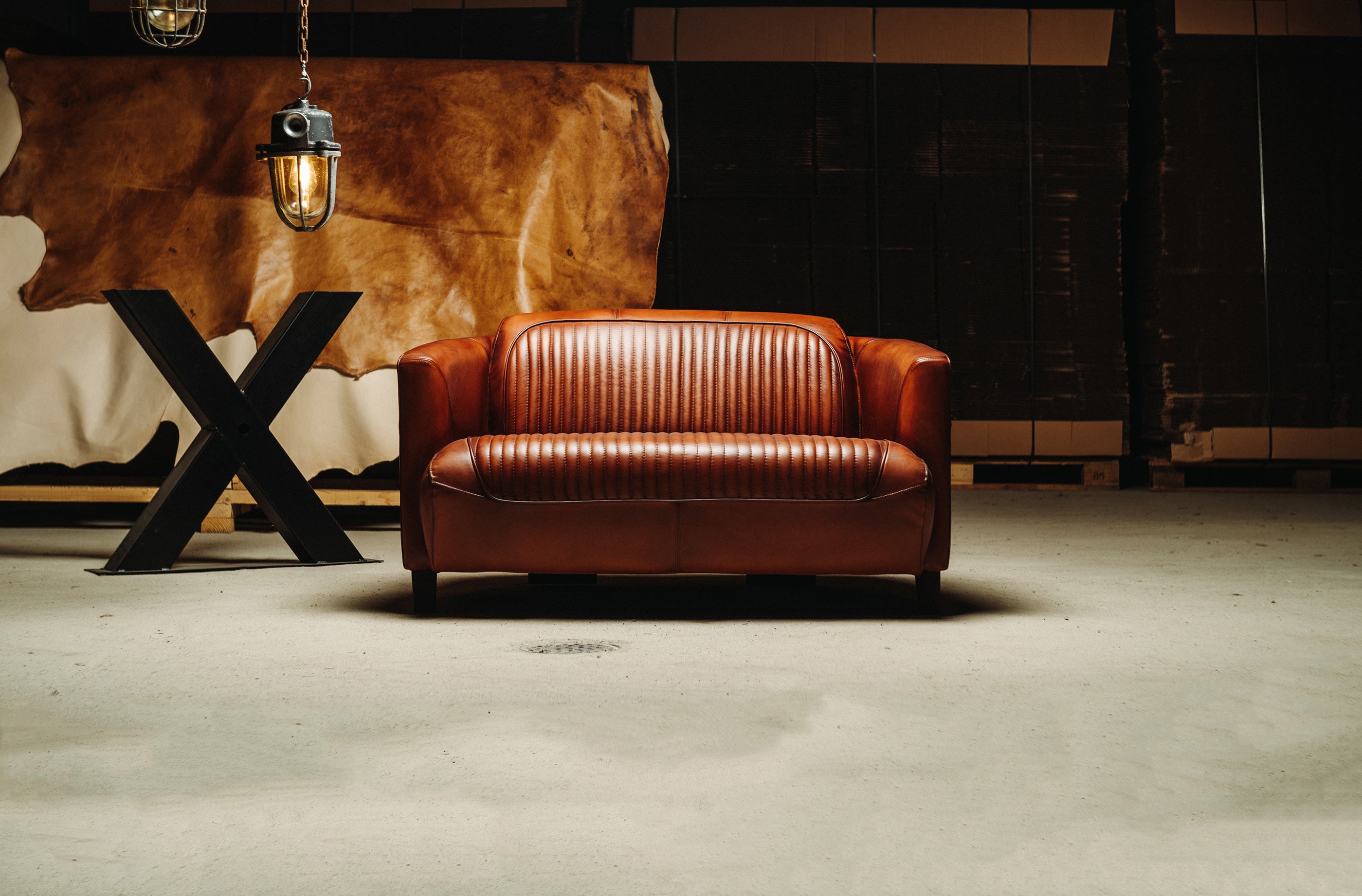 Canapea Coupé din piele