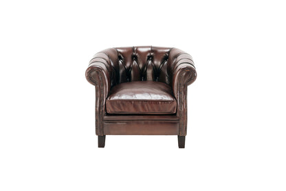 Chesterfield Golding leather armchair