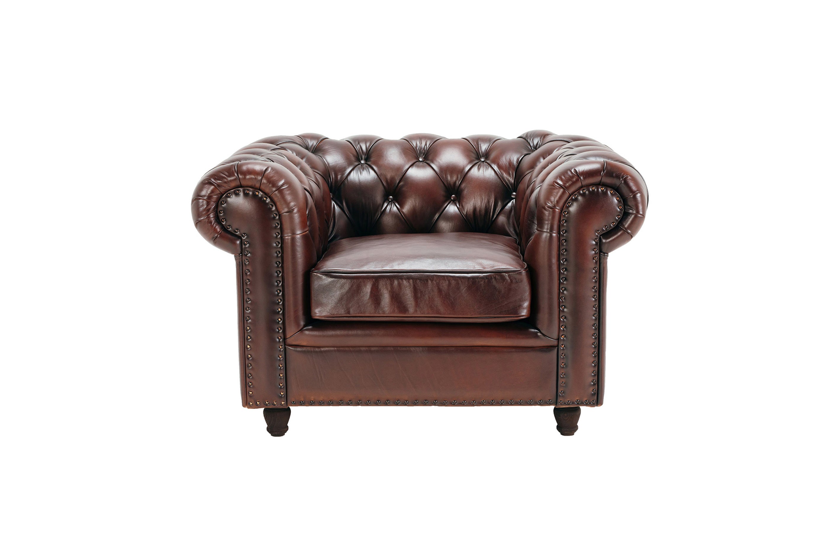 Fotoliu din piele Chesterfield Austen