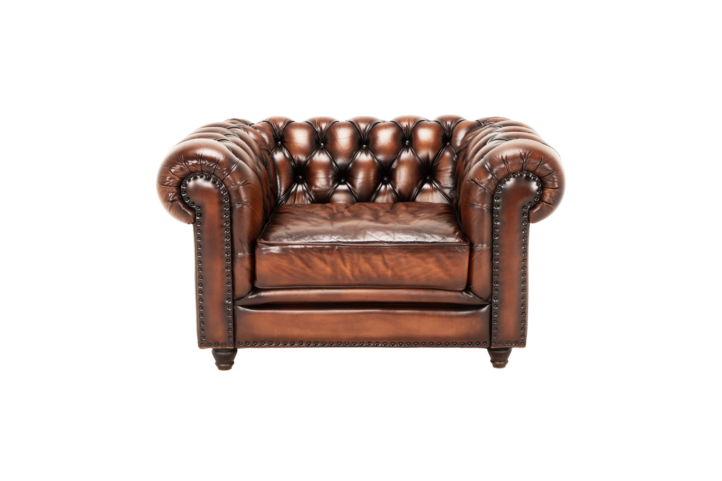 Fotoliu din piele Chesterfield Austen Legend