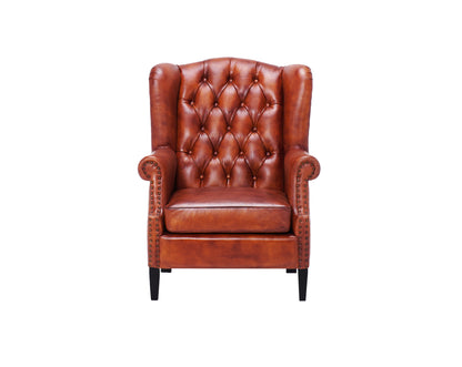 Hemingway leather armchair