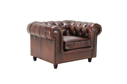 Chesterfield Austen leather armchair