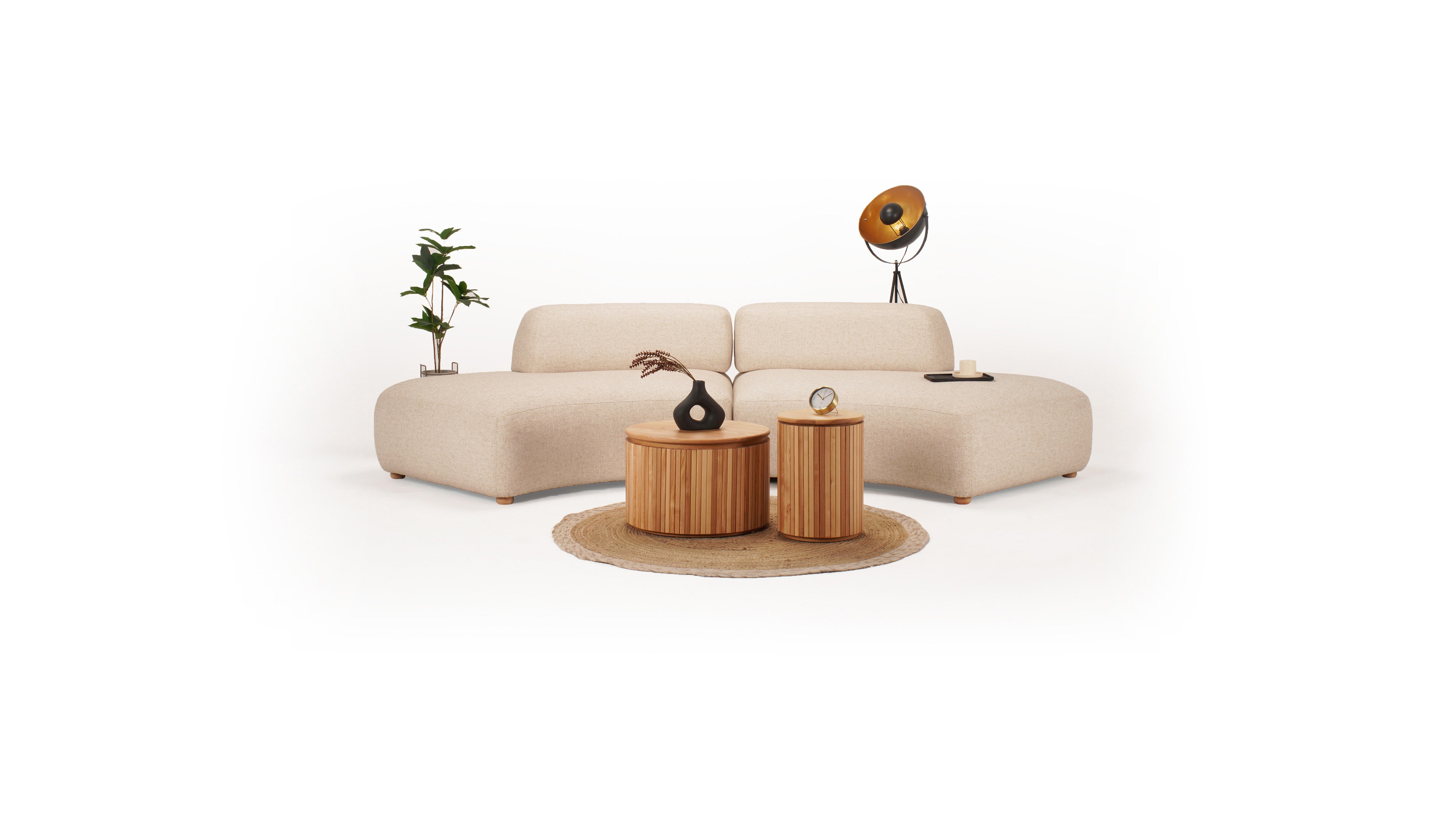 Canapea modulară Aura Lounge C/R + C/R