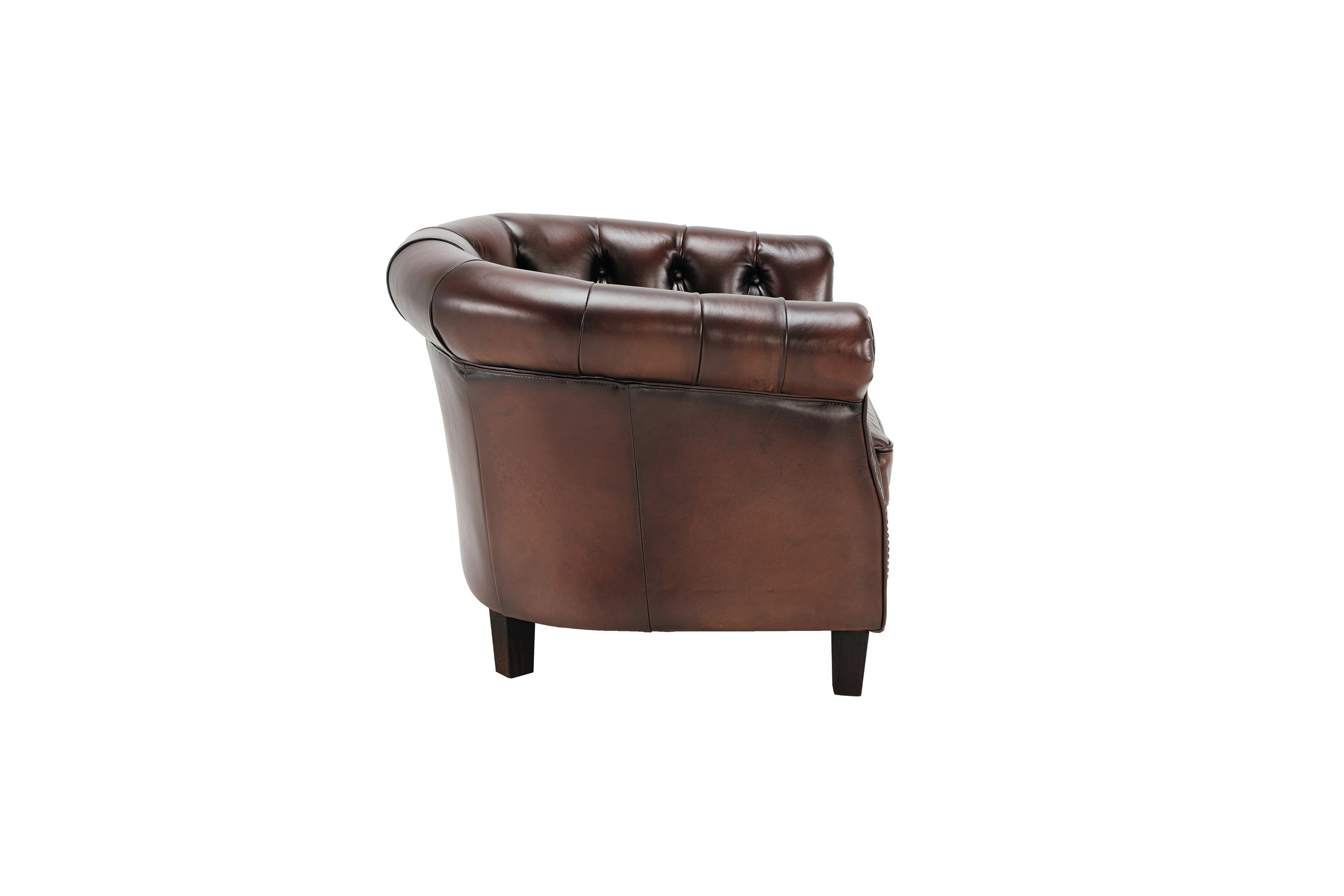 Fotoliu din piele Chesterfield Golding