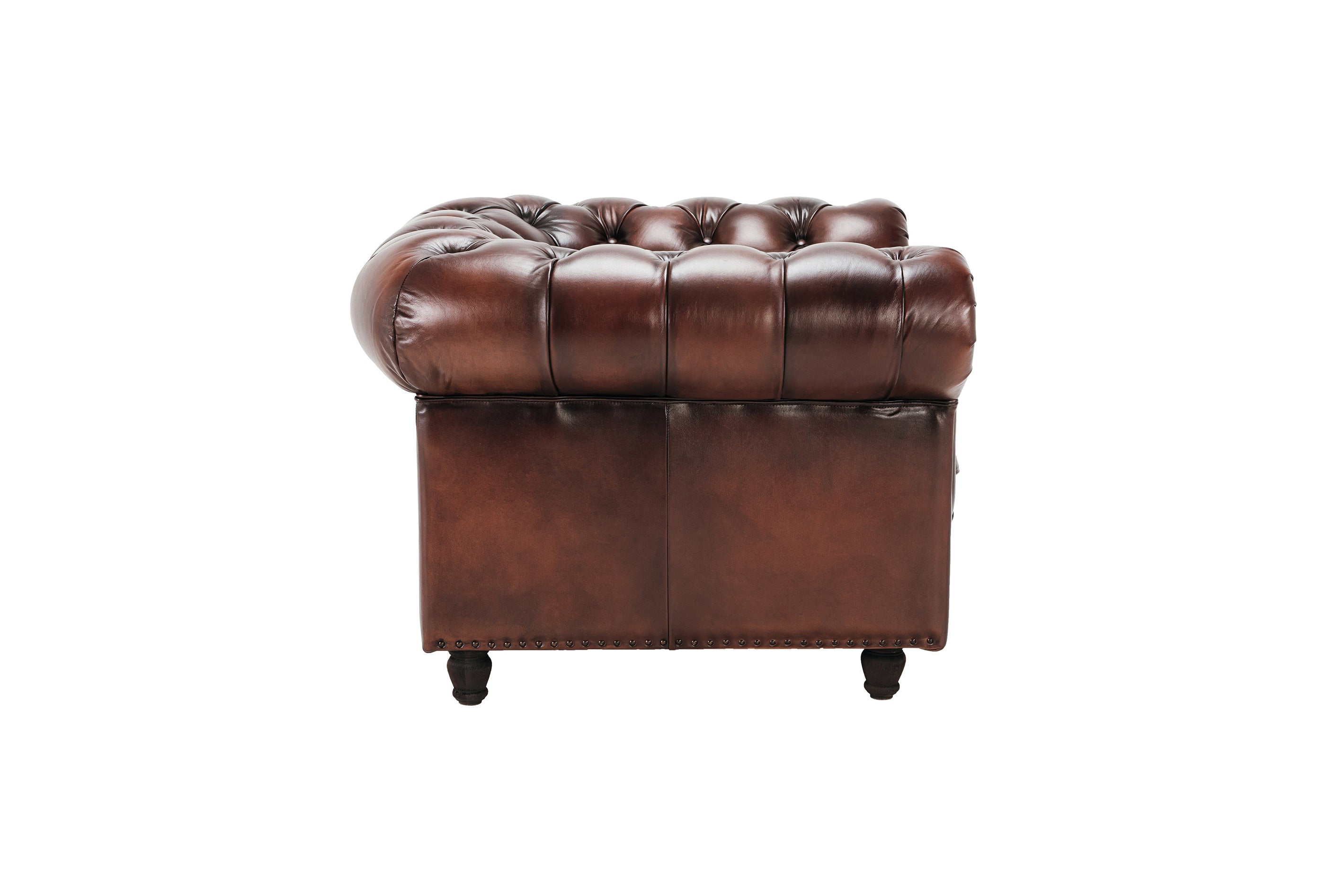 Fotoliu din piele Chesterfield Austen