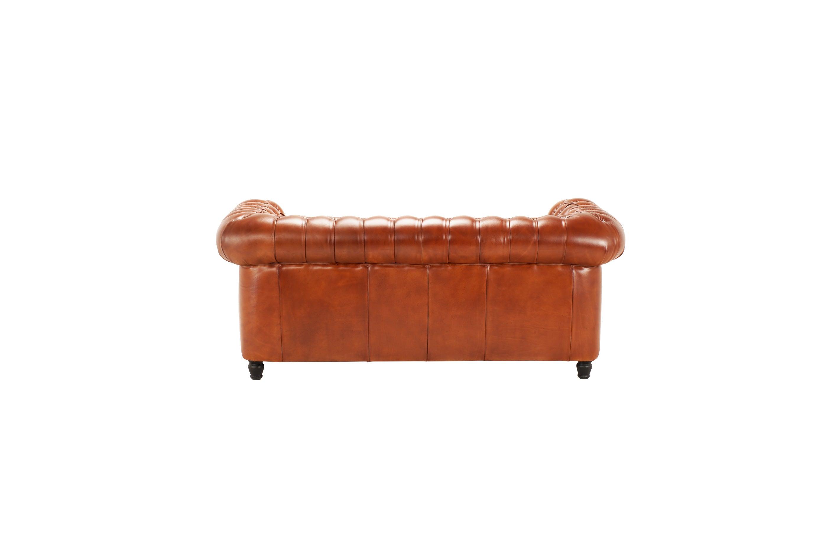 Canapea extensibila din piele Chesterfield Fleming 190 cm