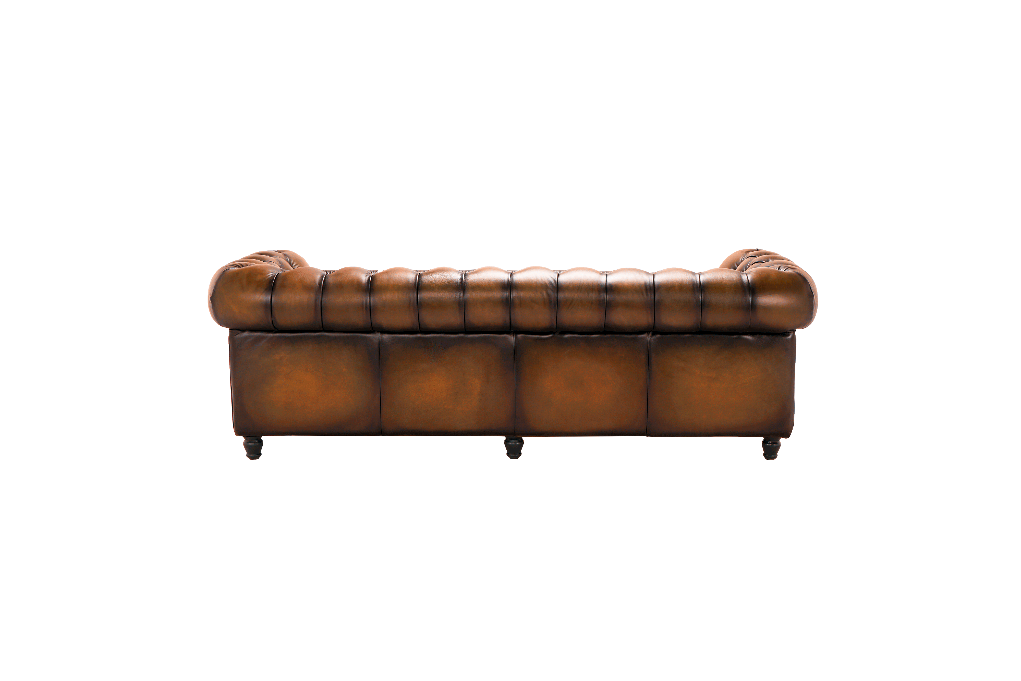 Canapea Chesterfield Austen din piele Vintage Light