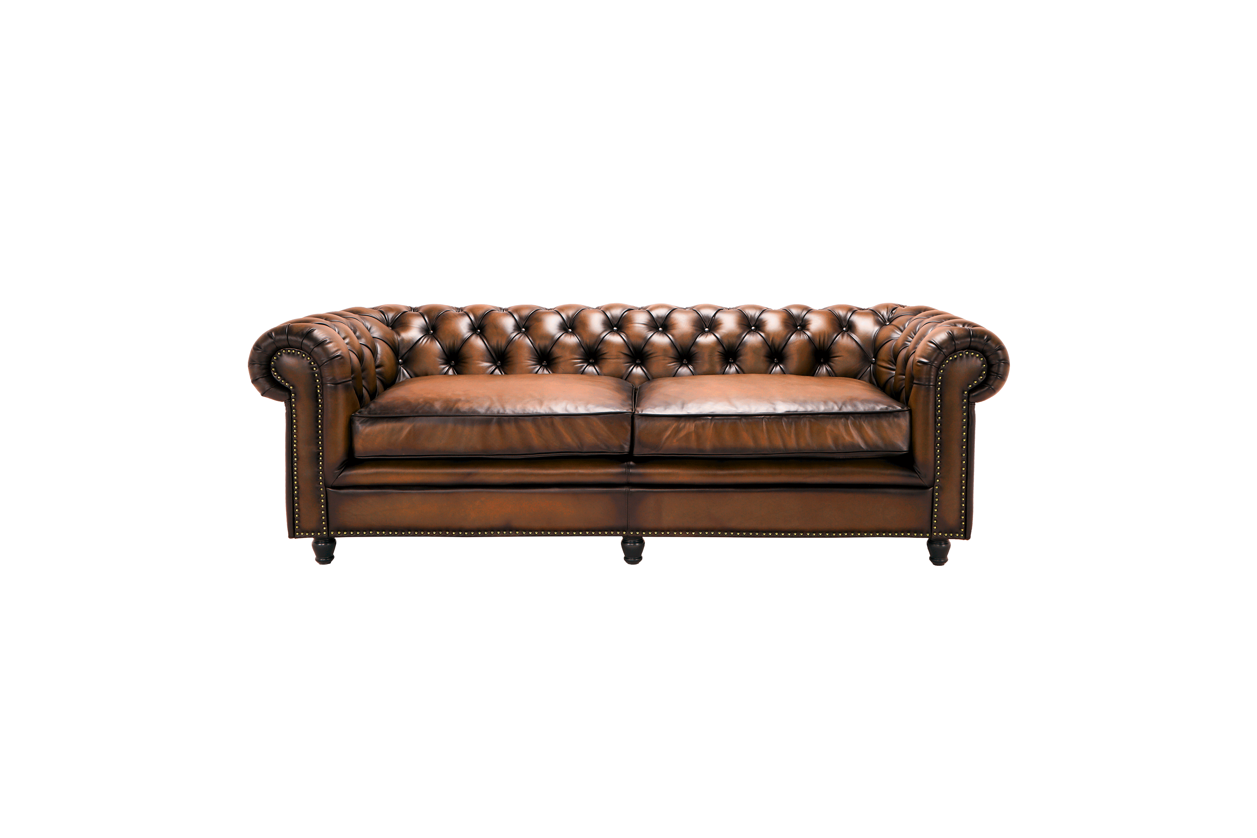 Canapea Chesterfield Austen din piele Vintage Light