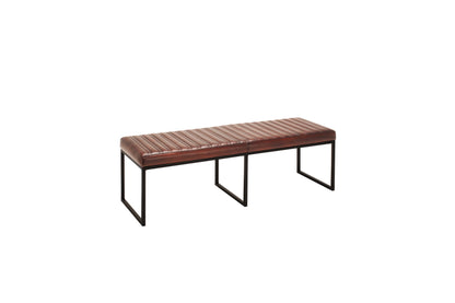 Bancă din piele Nomad Ribbed Space U 