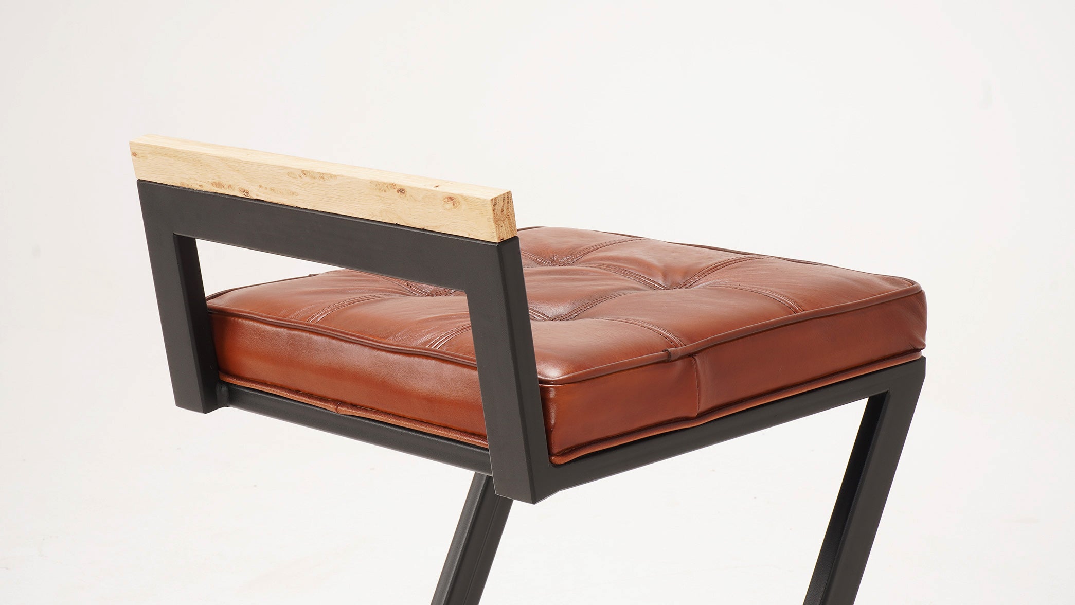 Nomad leather Zack barstool