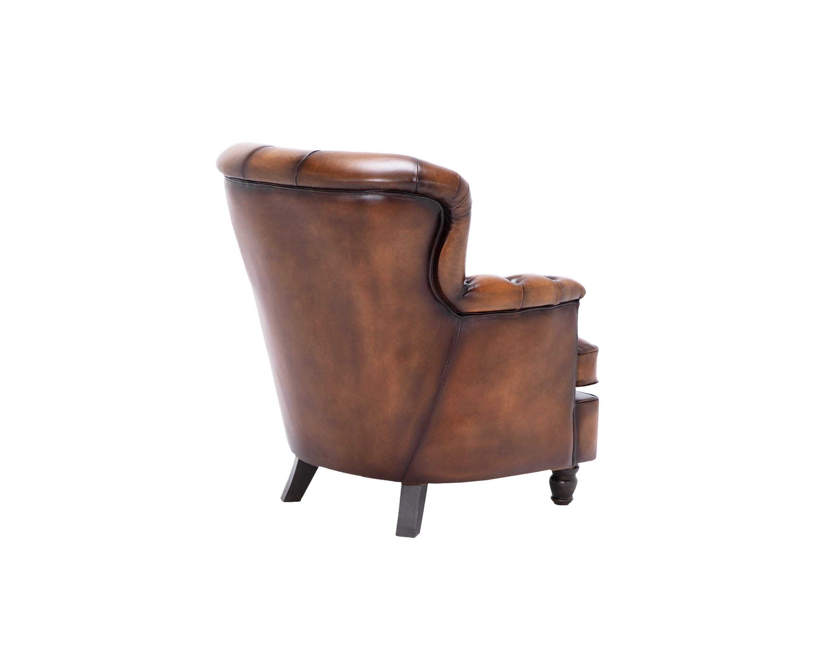 Fotoliu din piele Chesterfield Hemingway Light Legend